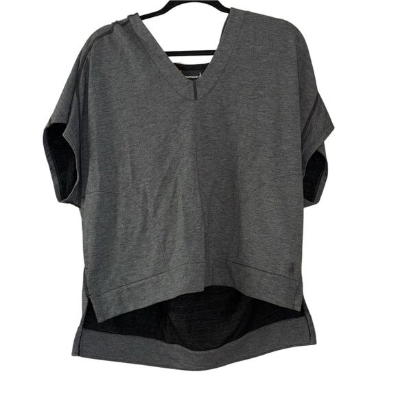 Smartwool Active Reset Gray Hooded Sleeveless Pullover Women’s M Athleisure Top - Picture 3 of 10
